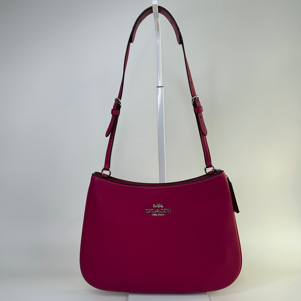 Coach Penelope Pink Pebbled‎ Leather Shoulder Bag CP101 Excellent